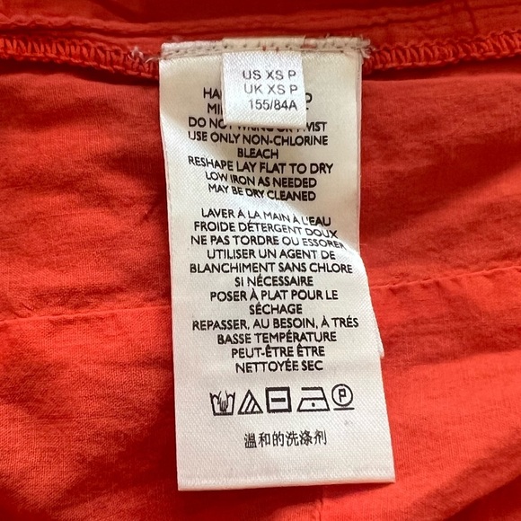 Anthropologie Pilcro The Serena Surf Henley Blouse XSP - Picture 9 of 10